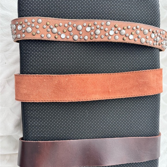 Lucky Brown and Tan Leather Belt Collection - Picture 3 of 3